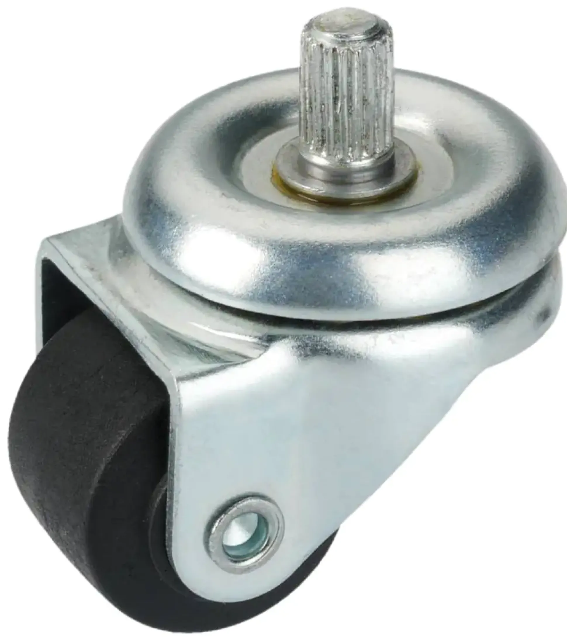 Lenkrolle mit Riffelstift 20 x 15 mm, Tragkr. 45 kg