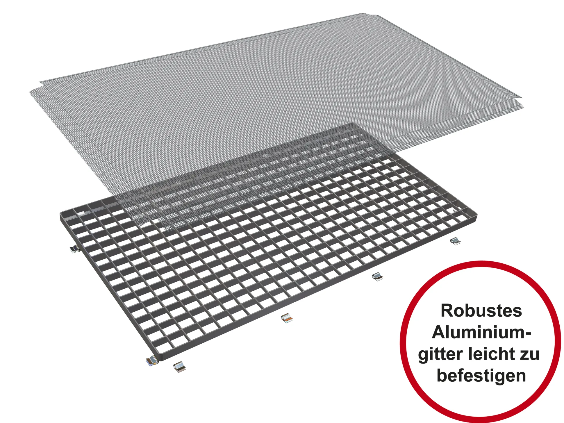 Lichtschachtabdeckung Insektenschutzgitter Maße 130 x 60 cm