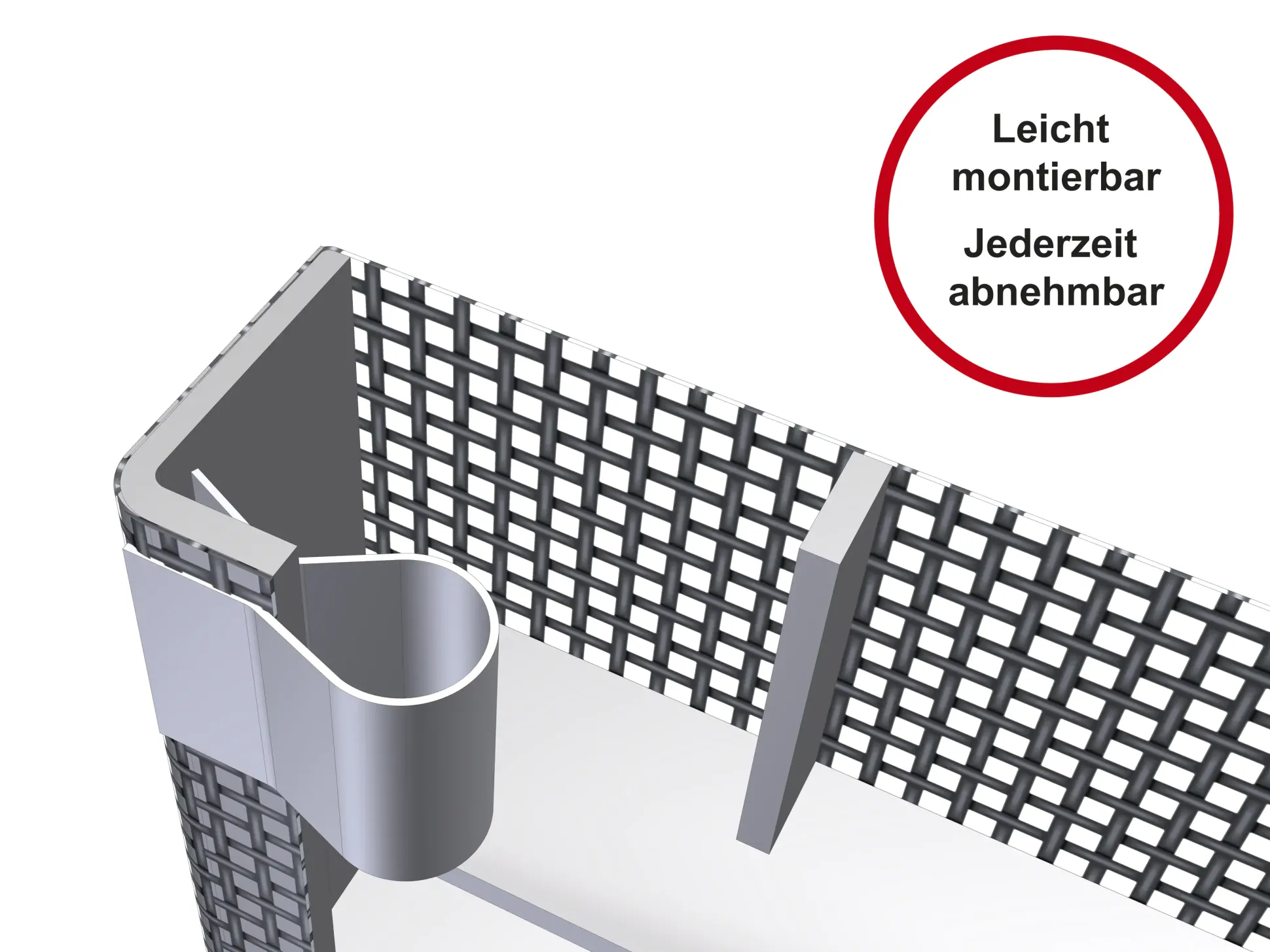 Lichtschachtabdeckung Insektenschutzgitter Maße 130 x 60 cm