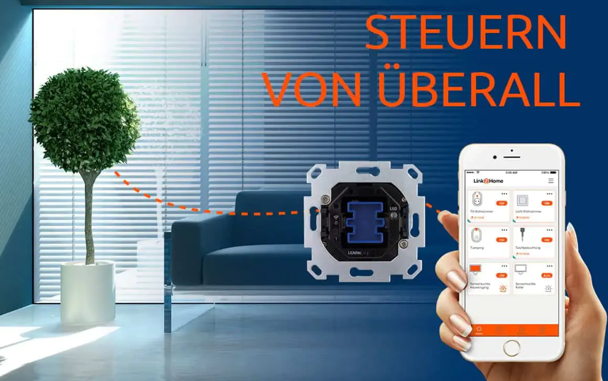 Link2Home WiFi Rolladenschalter komplett Link2Home Technik