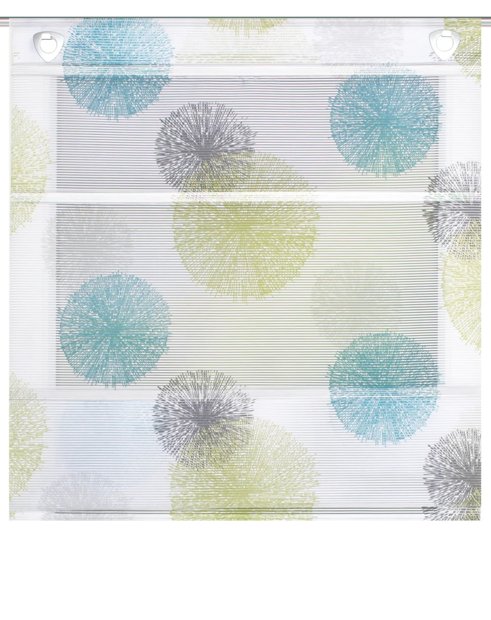 Magnetrollo Bambus Rawlins blau-grün 210 x 70 cm