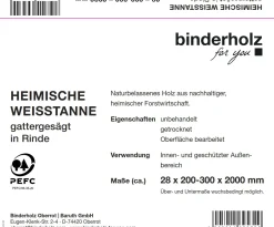 Massivholzbrett Weißtanne mit Baumkante 200 x 24 - 30 cm, 28 mm