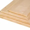 Massivholzplatte Fichte Oberfläche geschliffen 120 x 30 cm 18 mm