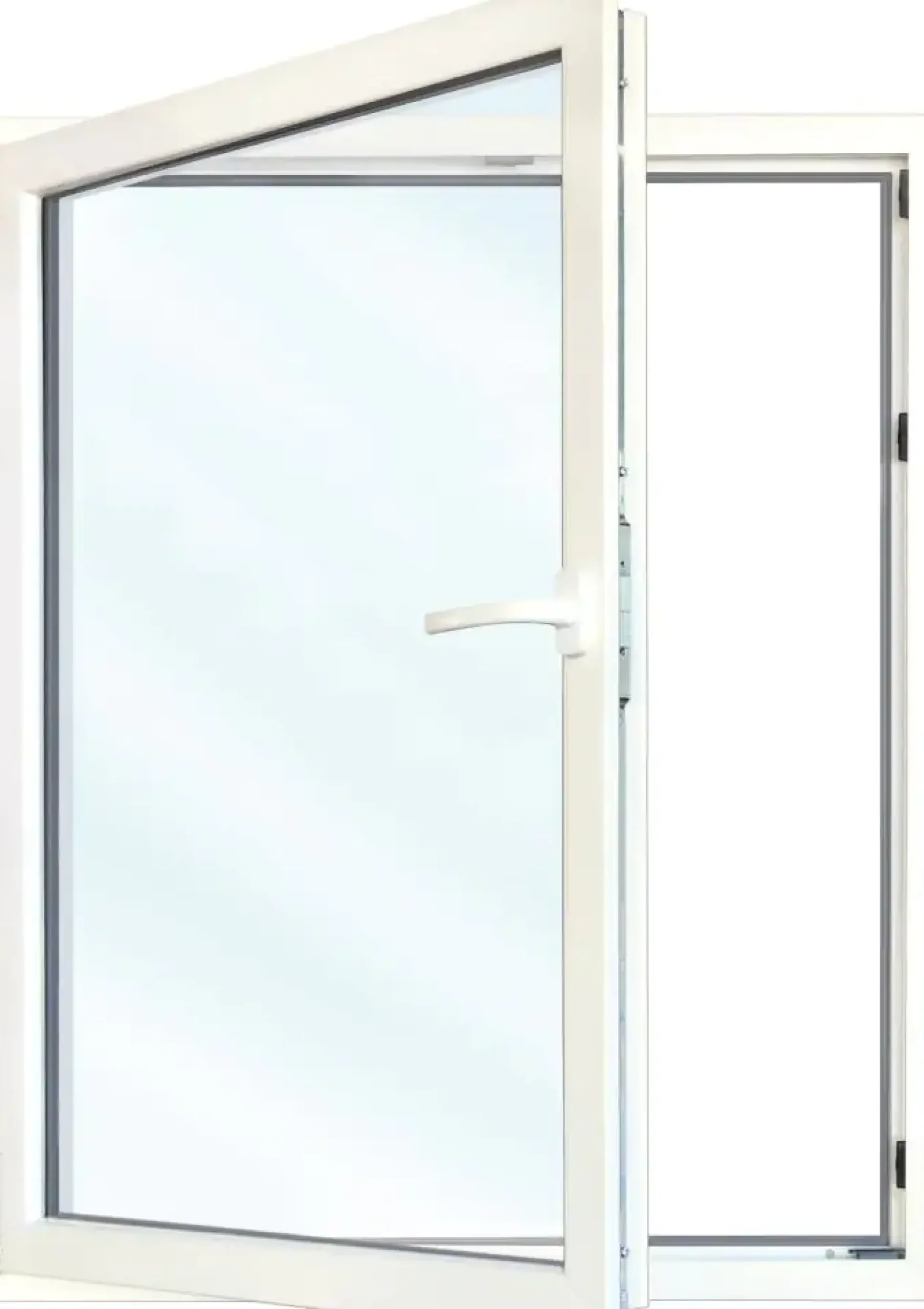 Meeth Balkontür 75 x 200 cm DIN links 1 Flügelig Dreh-Kipp, weiß
