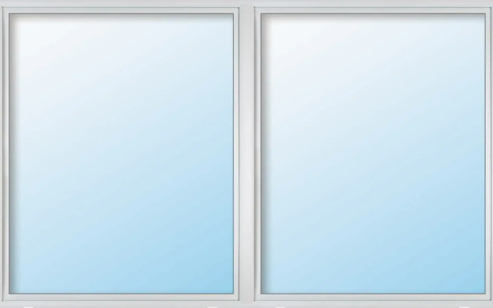Meeth Balkontür Kunststoff 160 x 195 cm 2-flg. Dreh-Kipp/Dreh-Kipp weiß