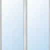 Meeth Balkontür Kunststoff 140 x 205 cm 2-flg. Dreh/Dreh-Kipp Stulppfosten weiß