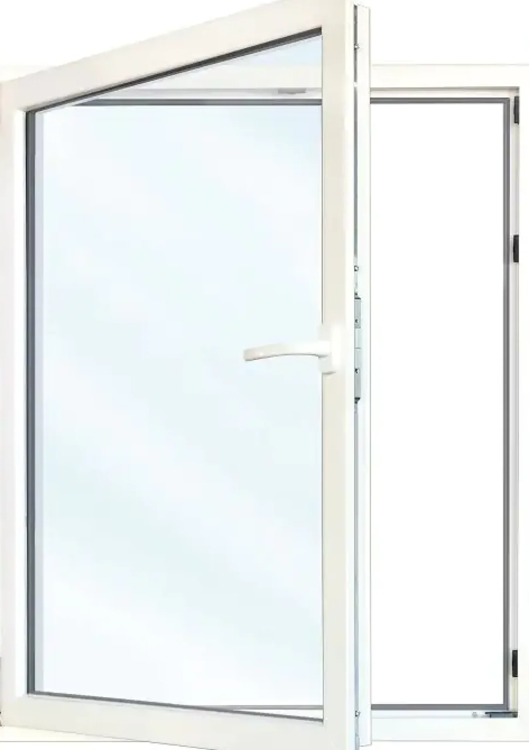 Meeth Fenster 90 x 110 cm DIN links 1 flügelig Dreh-Kipp weiß/golden Oak