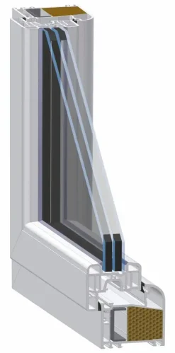 Meeth Fenster 100 x 110 cm DIN links 1 flügelig Dreh-Kipp weiß