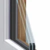 Meeth Fenster 90 x 80 cm DIN links 1 flügelig Dreh-Kipp weiß/golden Oak
