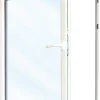 Meeth Fenster 80 x 135 cm DIN links 1 flügelig Dreh-Kipp weiß/golden Oak