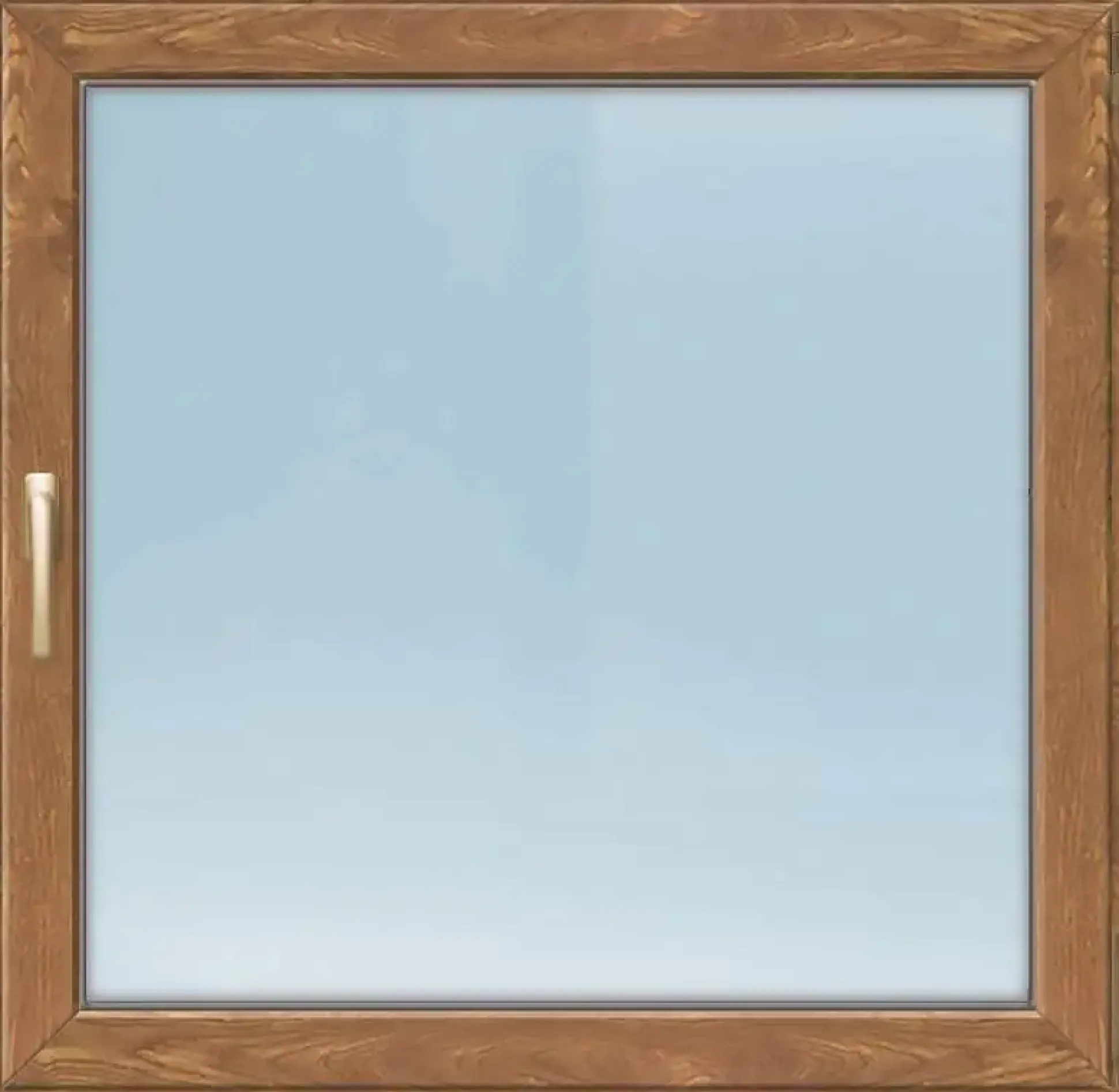 Meeth Fenster 75 x 50 cm DIN links 1 flügelig Dreh-Kipp golden Oak