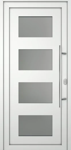 Meeth Haustür Optimal Pro PVC Modell 101 88 x 200 cm DIN Rechts weiß