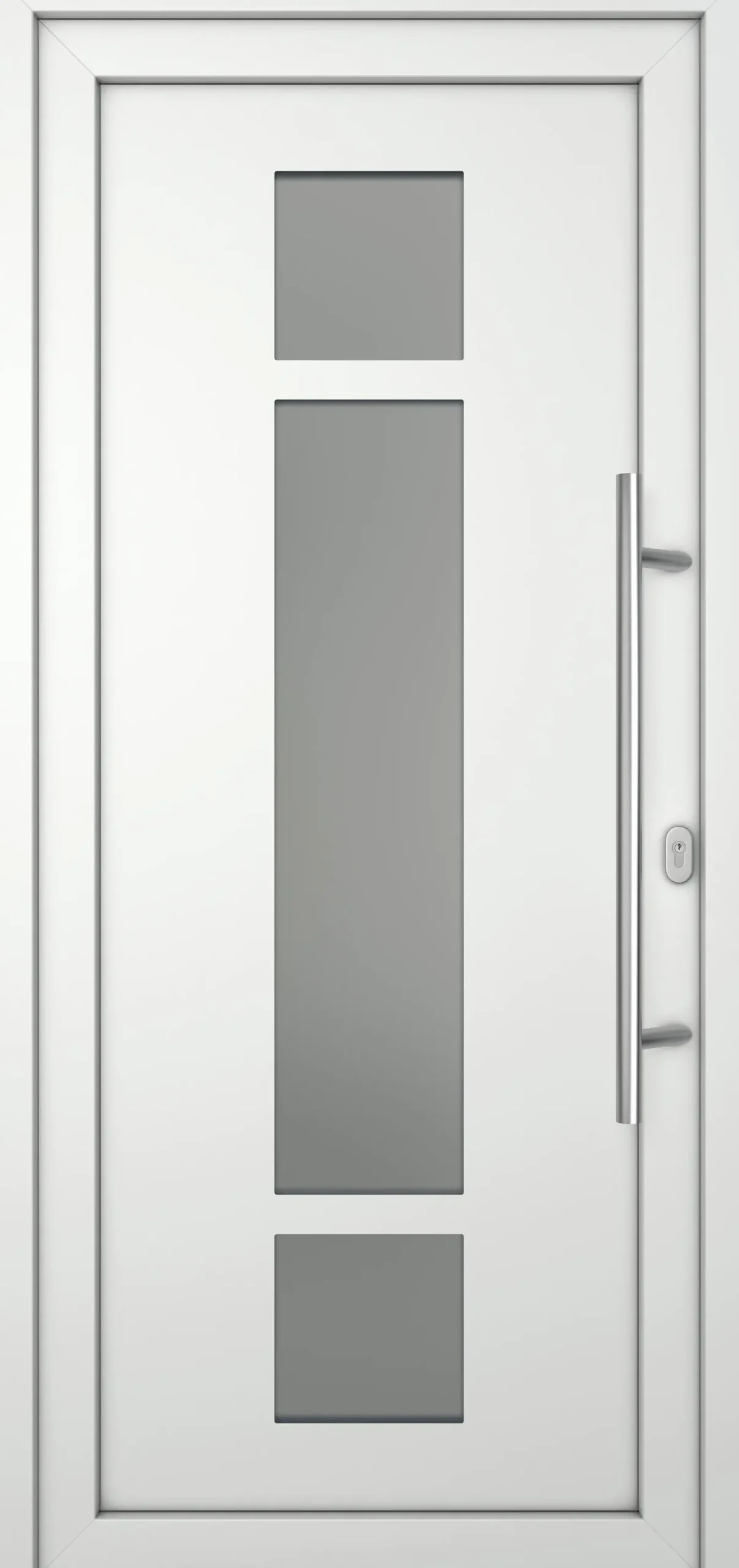 Meeth Haustür Optimal Pro PVC Modell 102 98 x 200 cm DIN Rechts weiß
