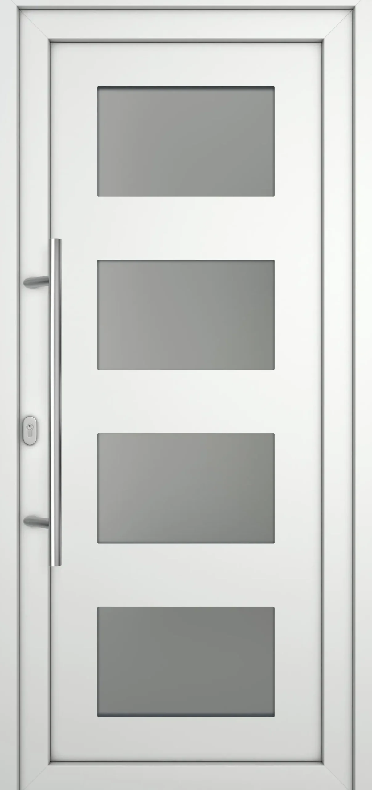 Meeth Haustür Optimal Pro PVC Modell 101 108 x 200 cm DIN Links weiß