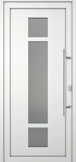 Meeth Haustür Optimal Pro PVC Modell 102 88 x 208 cm DIN Rechts weiß