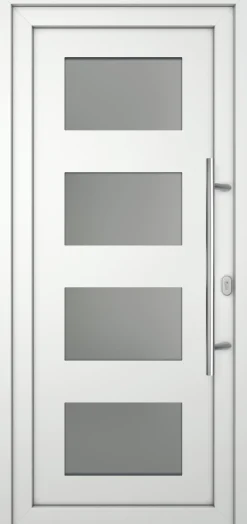 Meeth Haustür Optimal Pro PVC Modell 101 108 x 200 cm DIN Rechts weiß