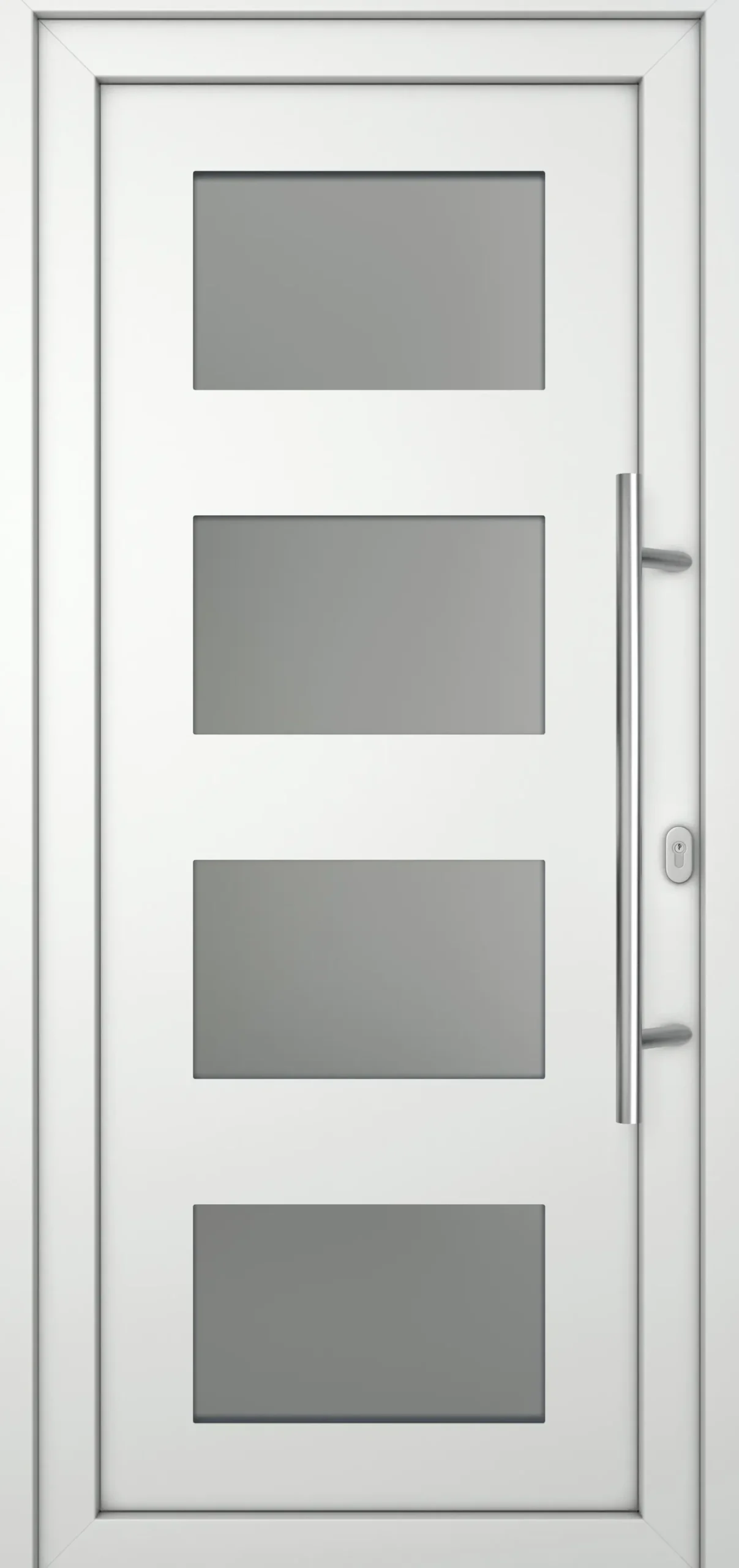 Meeth Haustür Optimal Pro PVC Modell 101 108 x 200 cm DIN Rechts weiß
