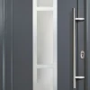 Meeth Haustür Signum Aluminium Modell 87 88 x 208 cm DIN rechts weiß/titan