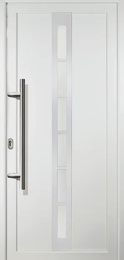 Meeth Haustür Signum Aluminium Modell 38 98 x 200 cm, DIN links, weiß