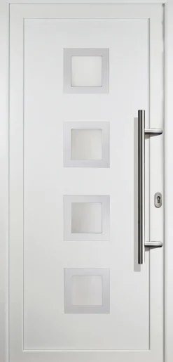 Meeth Haustür Signum Aluminium Modell 84 108 x 208 cm, DIN rechts, weiß