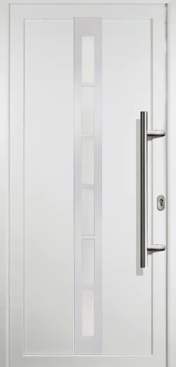 Meeth Haustür Signum Aluminium Modell 38 108 x 208 cm, DIN rechts, weiß