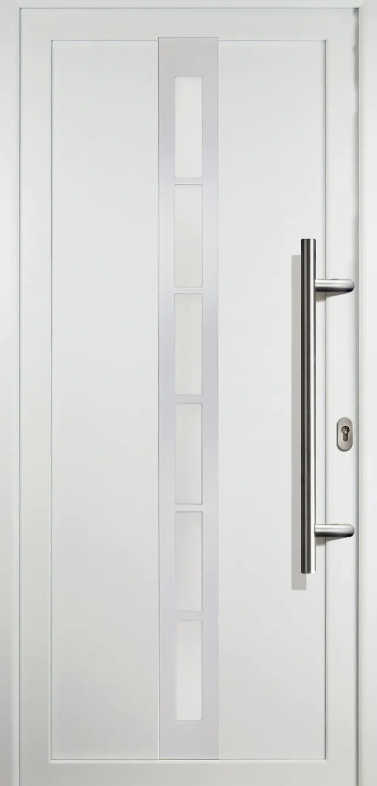 Meeth Haustür Signum Aluminium Modell 38 108 x 208 cm, DIN rechts, weiß
