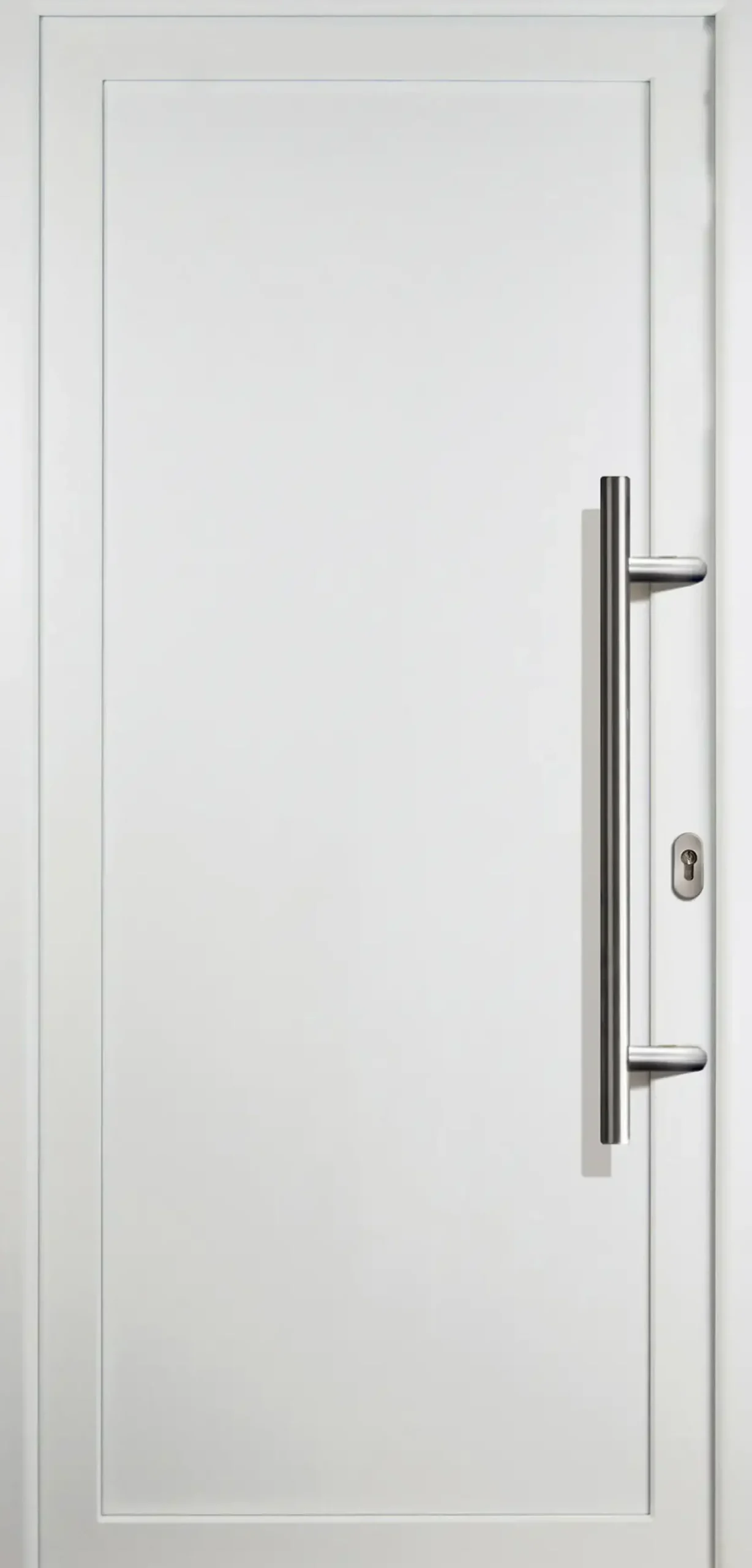 Meeth Haustür Signum Aluminium Modell 01 108 x 208 cm, DIN rechts, weiß