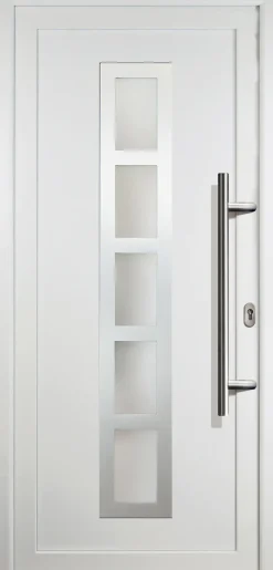 Meeth Haustür Signum Aluminium Modell 51 88 x 200 cm, DIN rechts, weiß