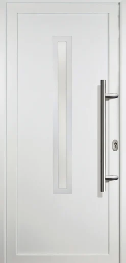 Meeth Haustür Signum Aluminium Modell 70 88 x 200 cm, DIN rechts, weiß