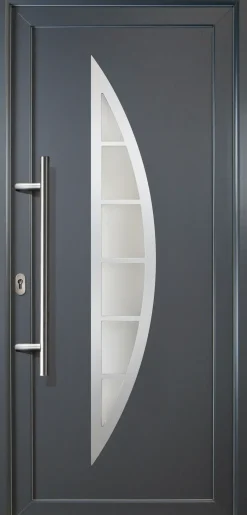 Meeth Haustür Signum Aluminium Modell 28 108 x 208 cm, DIN links, titan