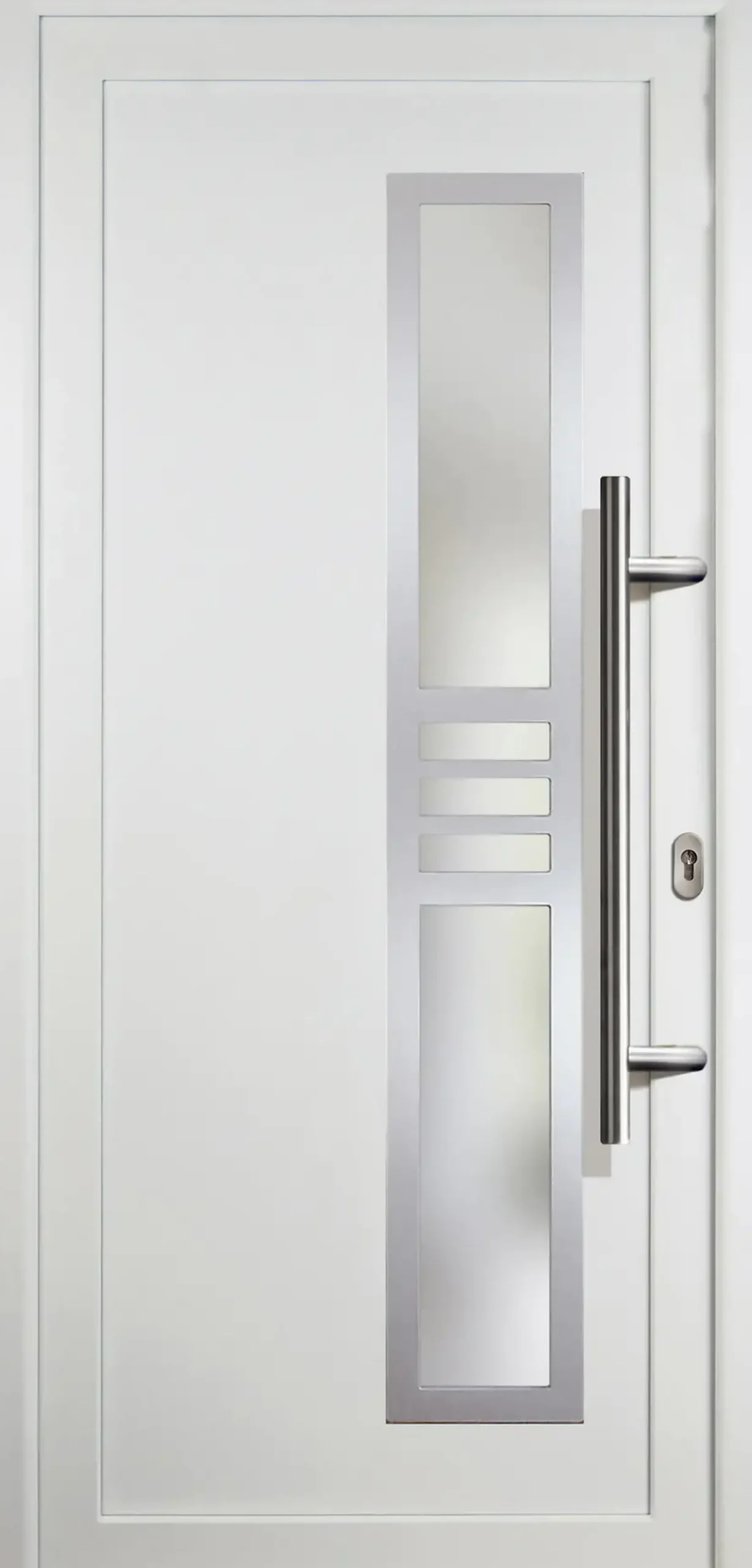 Meeth Haustür Signum Aluminium Modell 53 98 x 208 cm, DIN rechts, weiß