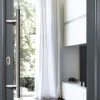 Meeth Haustür Signum Aluminium Modell 60 108 x 208 cm, DIN links, titan