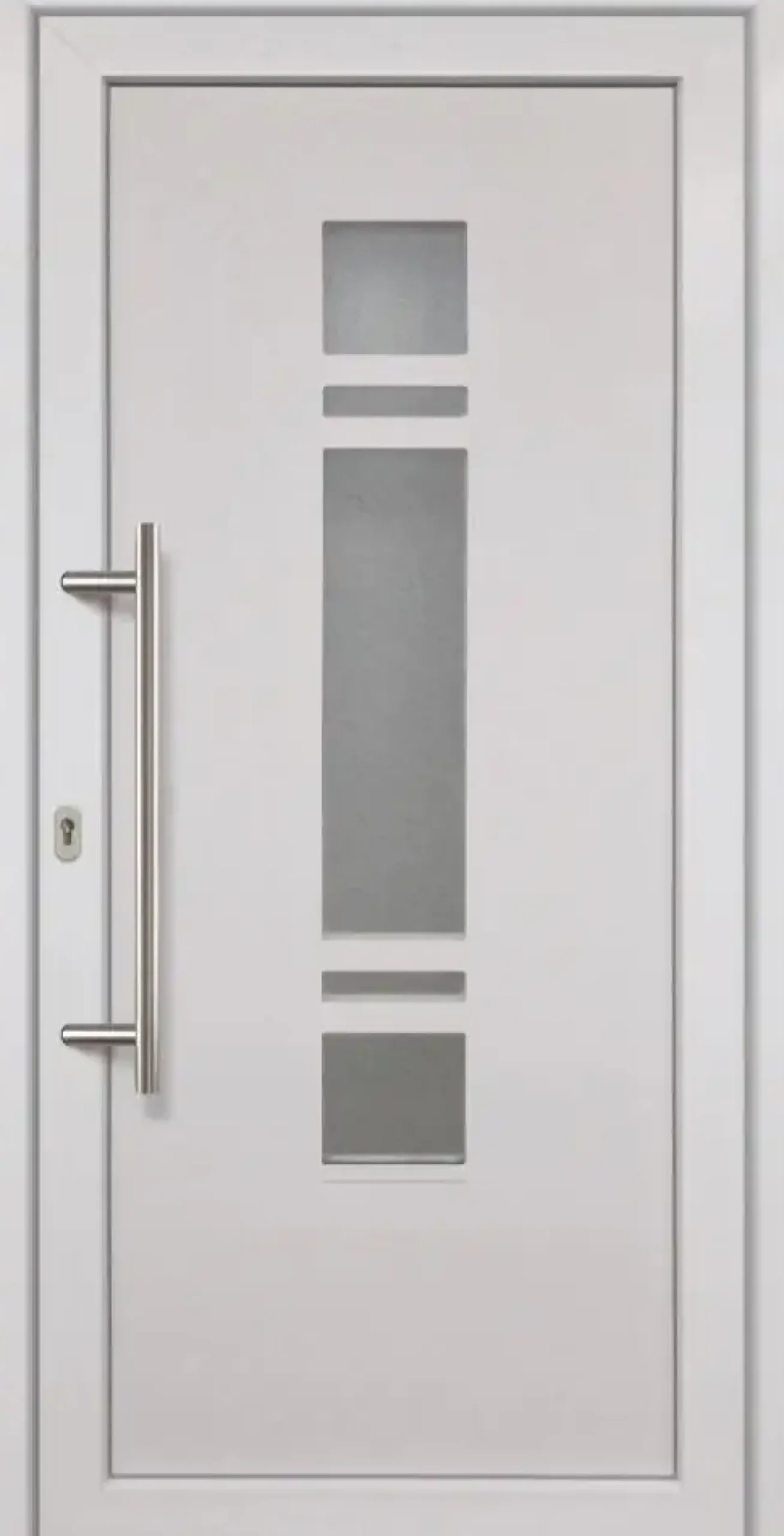 Meeth Haustür Signum Modell C24 98 x 208 cm, DIN links, weiß