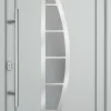 Meeth Haustür Signum Pro PVC Modell 28 88 x 208 cm DIN Links weiß/lichtgrau