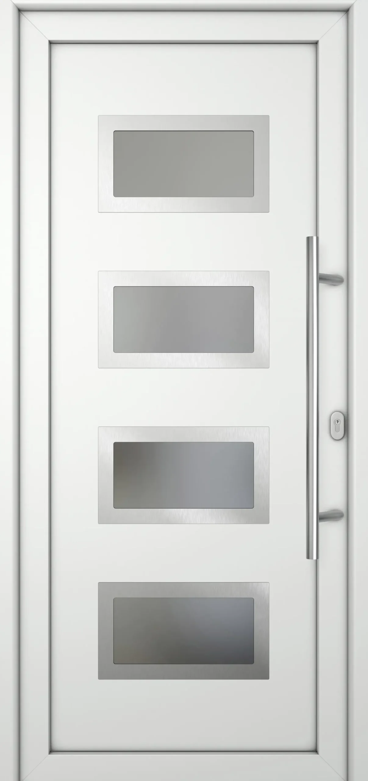 Meeth Haustür Signum Pro PVC Modell 92 88 x 200 cm DIN Rechts weiß