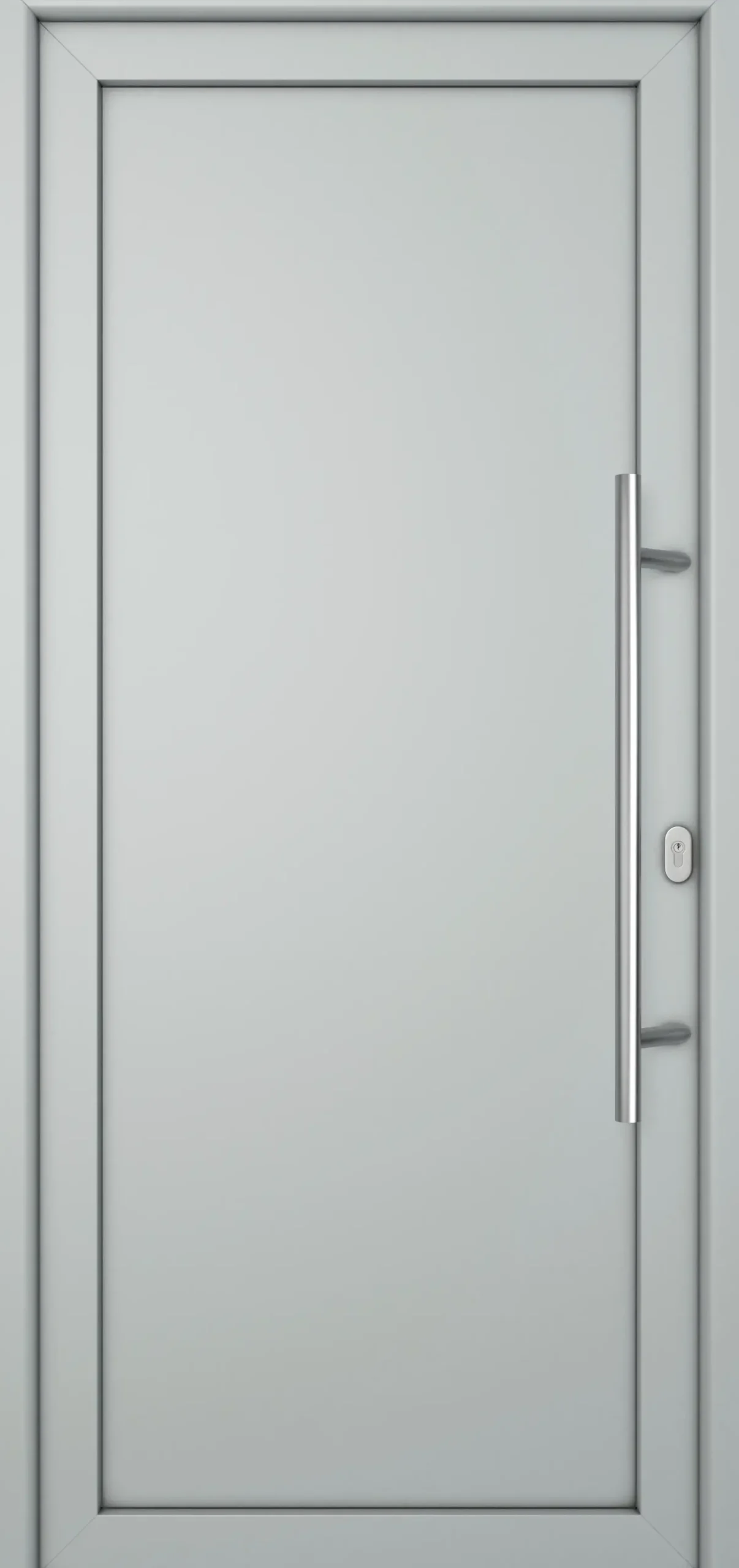 Meeth Haustür Signum Pro PVC Modell 01 108 x 208 cm DIN Rechts weiß/lichtgrau