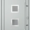Meeth Haustür Signum Pro PVC Modell 84 98 x 208 cm DIN Rechts weiß/lichtgrau