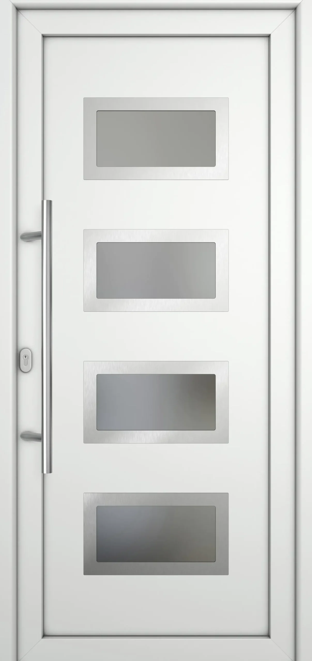 Meeth Haustür Signum Pro PVC Modell 92 108 x 200 cm DIN Links weiß