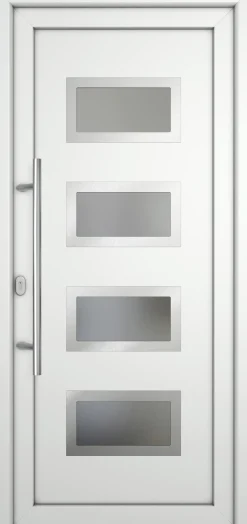 Meeth Haustür Signum Pro PVC Modell 92 98 x 200 cm DIN Links weiß