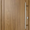 Meeth Haustür Signum Pro PVC Modell 01 98 x 208 cm DIN Rechts weiß/golden oak