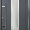Meeth Haustür Signum PVC Exclusiv PVC Modell 32 98 x 208 cm, DIN links, weiß/titan