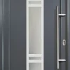 Meeth Haustür Signum PVC Exclusiv PVC Modell 83 88 x 200 cm, DIN rechts, weiß/titan