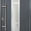 Meeth Haustür Signum PVC Exclusiv PVC Modell 87 88 x 208 cm, DIN links, Titan