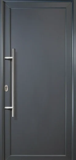Meeth Haustür Signum PVC Exclusiv PVC Modell 01 88 x 200 cm, DIN links, titan