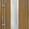Meeth Haustür Signum PVC Exclusiv PVC Modell 32 98 x 200 cm, DIN links, weiß/golden Oak