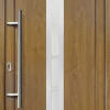 Meeth Haustür Signum PVC Exclusiv PVC Modell 38 98 x 200 cm, DIN links, Golden Oak