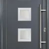 Meeth Haustür Signum PVC Modell 84 108 x 200 cm, DIN rechts, weiß/titan