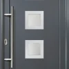 Meeth Haustür Signum PVC Modell 84 108 x 208 cm, DIN links, weiß/titan