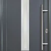 Meeth Haustür Signum PVC Modell 70 98 x 208 cm, DIN rechts, weiß/titan