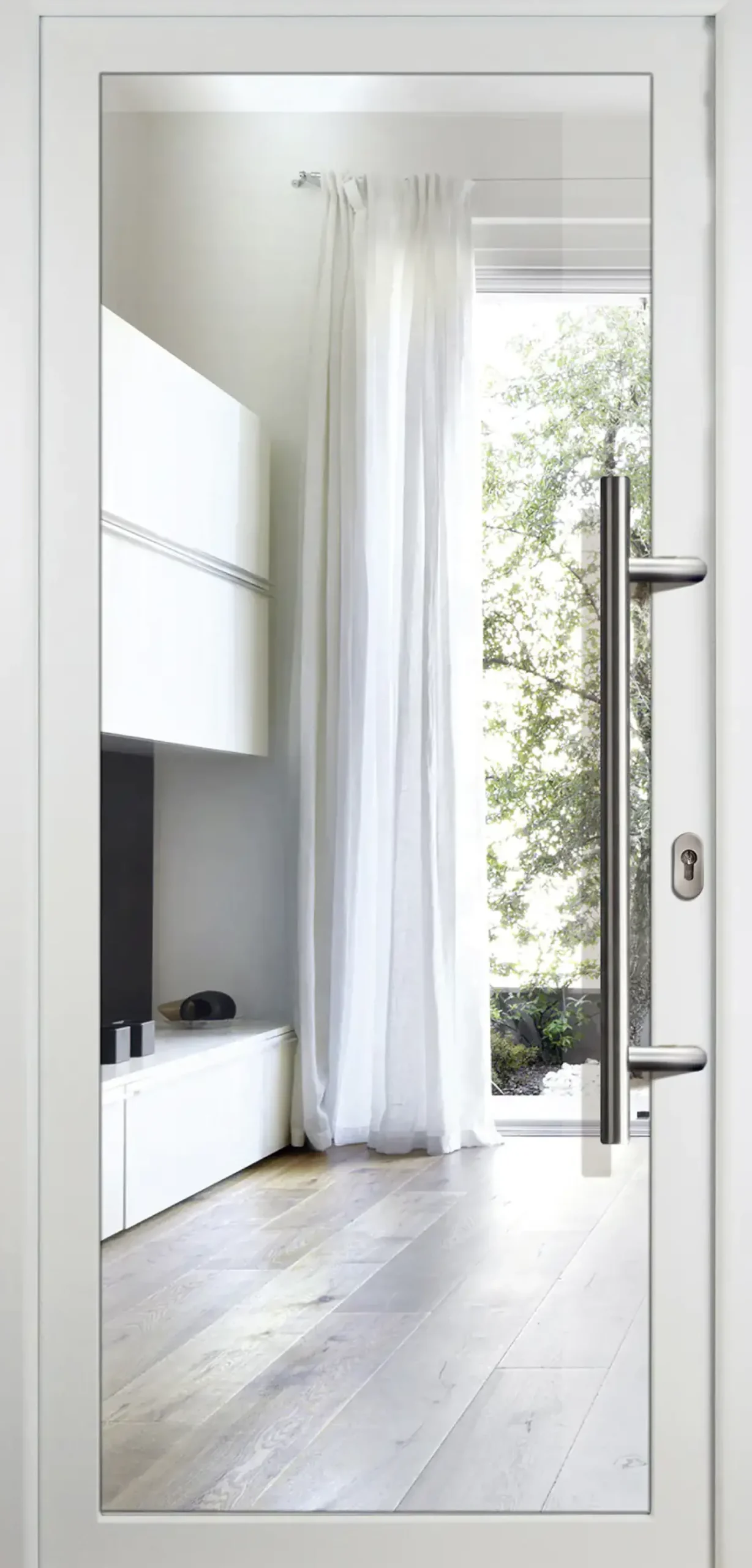 Meeth Haustür Signum PVC Modell 60 98 x 200 cm, DIN rechts, weiß